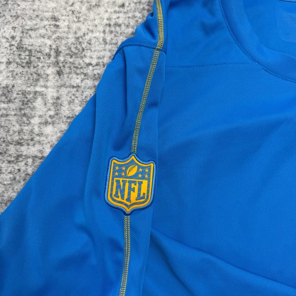Los Angeles Chargers Shirt Mens Large Team Issued Nike Dri Fit Training NFL Blue